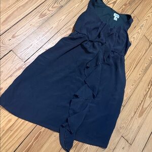 Vintage Motherhood Maternity Dress Gray size medium Elegant Black